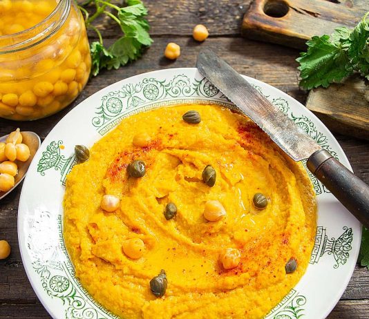 Морковный хумус — просто и очень вкусно! - Постные блюда Морковный хумус