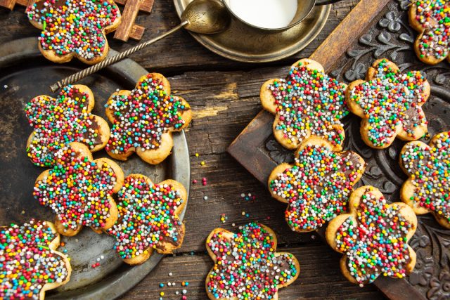 Детское печенье с шоколадом