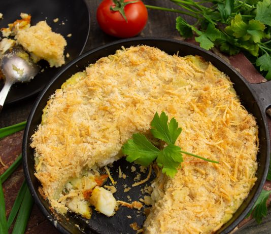 Картофельная запеканка с рыбой - Основные блюда и гарниры Картофельная запеканка с рыбой