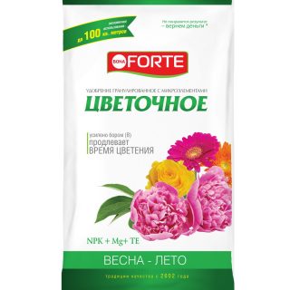 Гранулированное удобрение Цветочное Bona Forte Гранулированное удобрение Цветочное Bona Forte