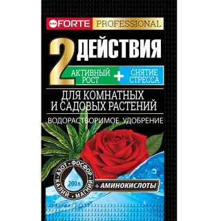 Водорастворимое удобрение для комнатных и садовых растений Bona Forte Водорастворимое удобрение для комнатных и садовых растений Bona Forte