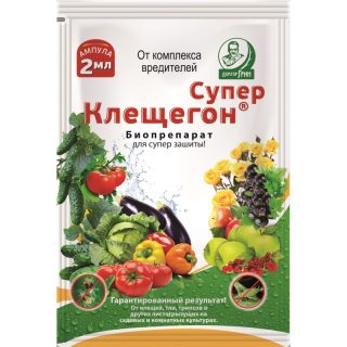 От клещей, листовёрток, пядениц и моли попробуйте Клещегон Супер
