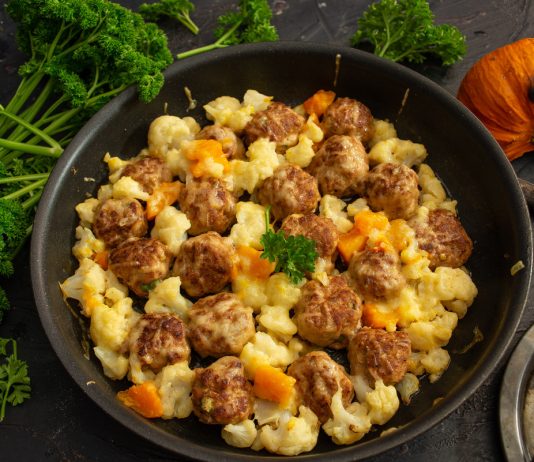 Митболы с цветной капустой в духовке