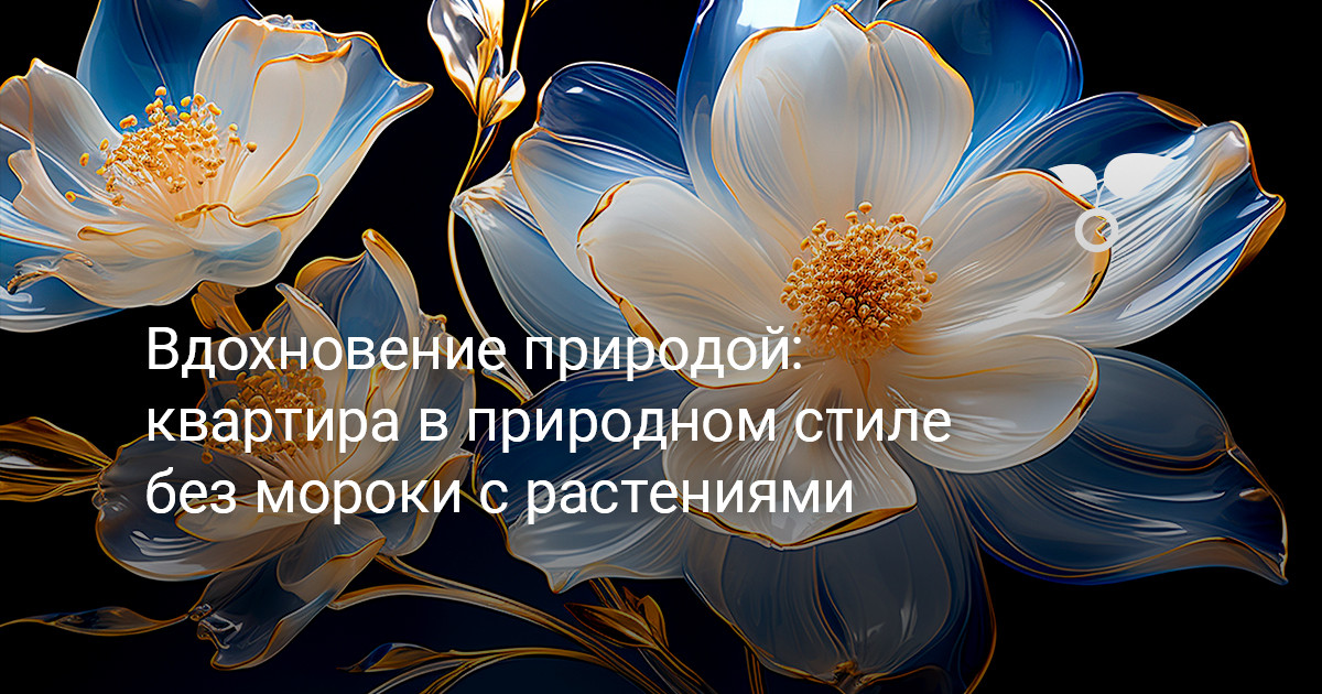 Вдохновение природой: квартира в природном стиле без мороки с растениями — Ботаничка