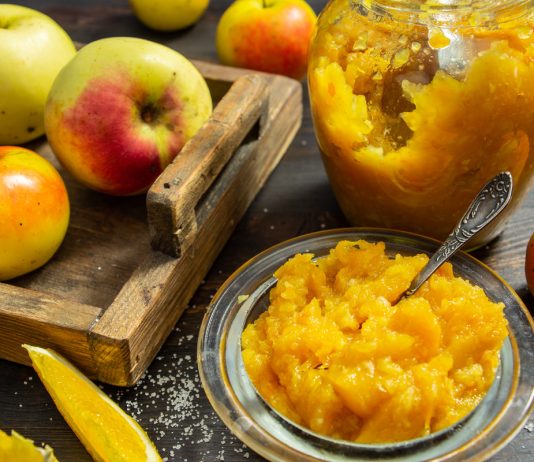Джем из тыквы с апельсинами и яблоками
