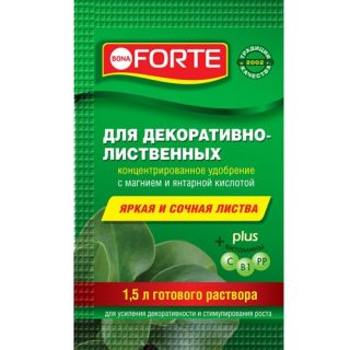 Удобрение для декоративно-лиственных Bona Forte для корневой подкормки Удобрение для декоративно-лиственных Bona Forte для корневой подкормки
