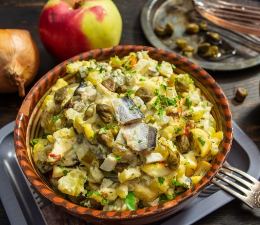 Картофельный салат с салакой - Рецепты Картофельный салат с салакой