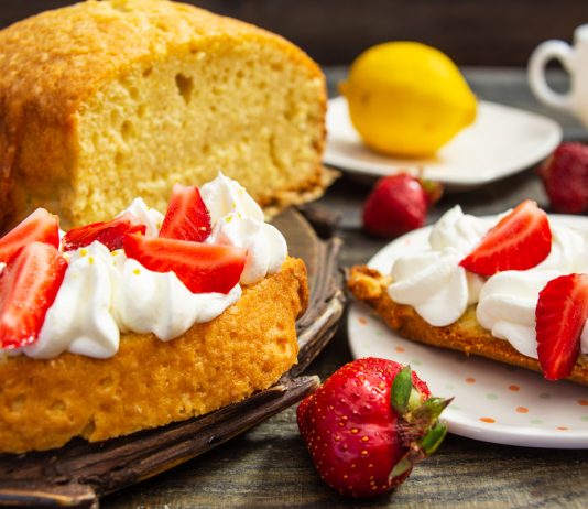 Лимонный фунтовый кекс в хлебопечке