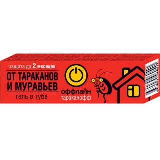 Гель Оффлайн удобен тем, что допускает нанесение на вертикальные поверхности: за батареями, шкафами, по бортам ванн или моек