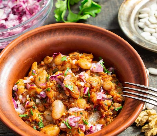 Лобио из белой фасоли