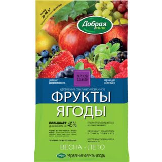 Пролонгированное удобрение Фрукты-Ягоды Добрая сила обеспечит арбузы комплексом необходимых элементов