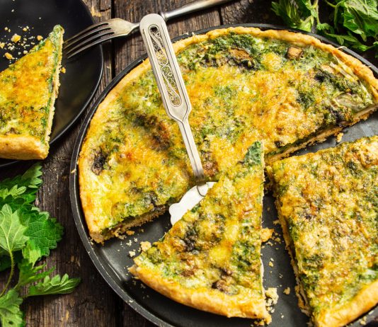 Пирог с крапивой и грибами - Постные блюда Пирог с крапивой и грибами