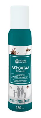 Препарат «Акрофтал Антиклещ» сдержат сразу два активных вещества – «чистый» репеллент (акреп) и инсектицид с репеллентным эффектом (альфа-циперметрин) Препарат «Акрофтал Антиклещ» сдержат сразу два активных вещества – «чистый» репеллент (акреп) и инсектицид с репеллентным эффектом (альфа-циперметрин)