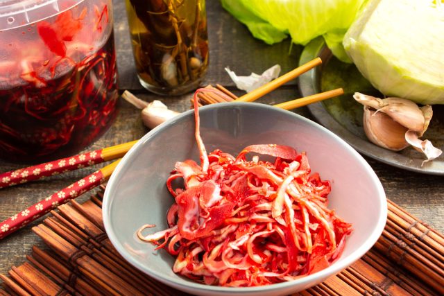 Маринованная капуста по-корейски Маринованная капуста по-корейски