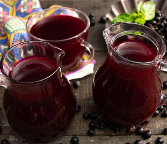 Кисель из черной смородины