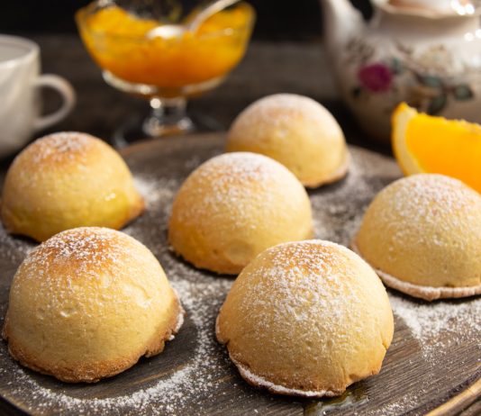 Печенье с апельсиновым мармеладом