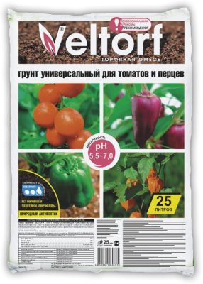 Универсальный грунт для томатов и перцев Veltorf содержит фосфор, азот, калий и сбалансированный комплекс «витаминов», необходимых для нормального развития рассады в период роста. Универсальный грунт для томатов и перцев Veltorf содержит фосфор, азот, калий и сбалансированный комплекс «витаминов», необходимых для нормального развития рассады в период роста.