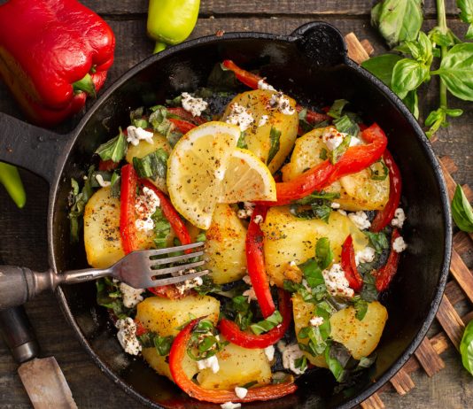 Картофель по-гречески - Постные блюда Картофель по-гречески