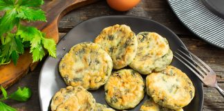 Сырники из творога и шпината
