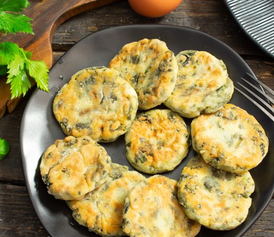 Сырники из творога и шпината