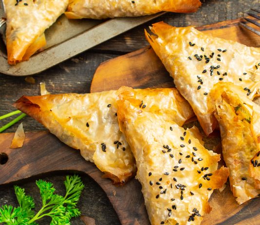 Вегетарианская самса с булгуром - Основные блюда и гарниры Вегетарианская самса с булгуром