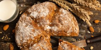 Сладкий содовый хлеб с орехами