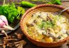 Бефстроганов из курицы с грибами