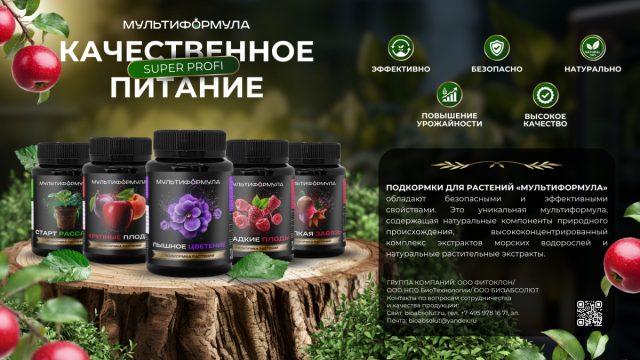 «КАЧЕСТВЕННОЕ ПИТАНИЕ SUPER PROFI» - это продукты, специально разработанные для удовлетворения потребностей любых культур на этапах цветения и плодоношения.