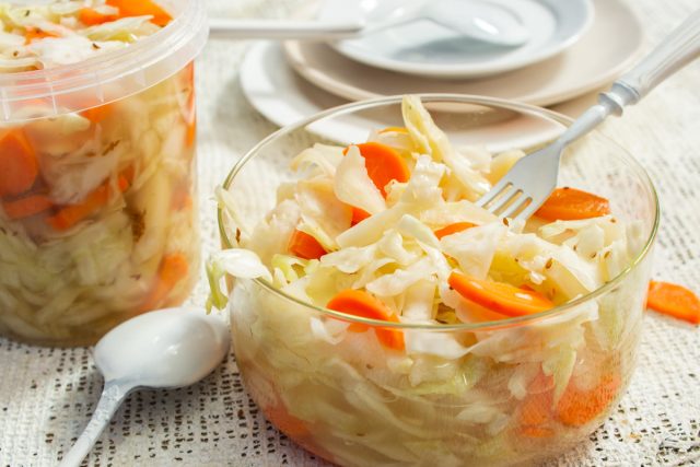 Капуста квашеная с сахаром