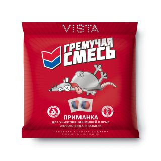 Тесто-брикеты «Гремучая смесь» упакованы в фильтр-пакеты, которые хорошо пропускают запахи, привлекая вредителей.