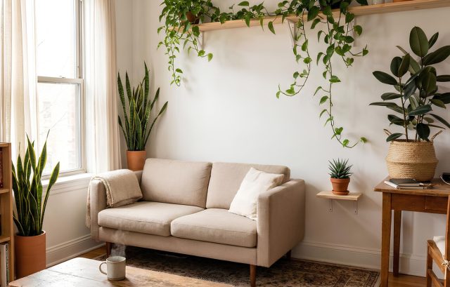 12 лучших растений для маленьких квартир