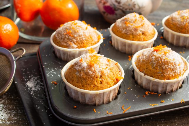 Мандариновые маффины