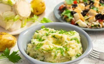 Пюре из картофеля и капусты