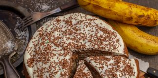 Торт «Норка крота» с бананами - Рецепты Торт «Норка крота» с бананами