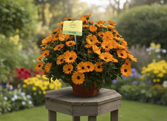 Календула «Пауэр Дэйзи Манго» (Calendula ‘Power Daisy Mango’)