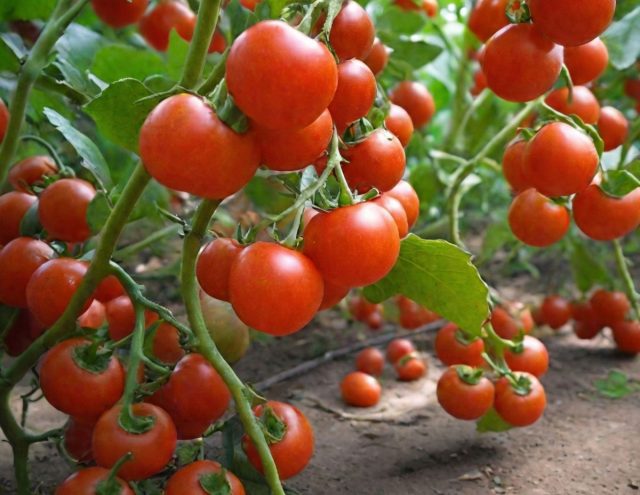 Бетта. Ультраранний супердетерминант: от всходов до урожая всего 75–80 дней. Миниатюрный куст 30–40 см, усыпанный мелкими плодами 50–70 г. Подвязка не нужна. Лучший вариант для северных регионов и тех, кто хочет самые ранние томаты.