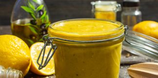 Французская горчица с лимоном