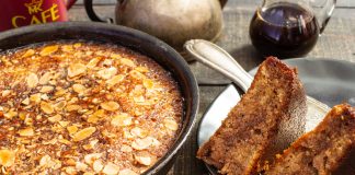 Манник на молоке, пропитанный сиропом