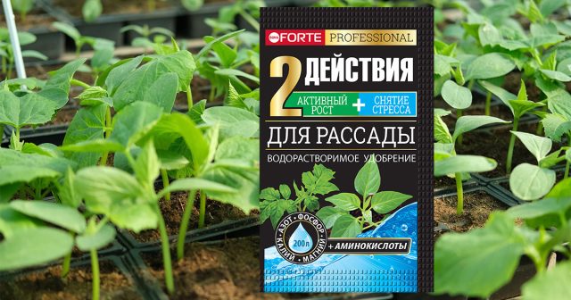 Водорастворимое удобрение Для рассады с аминокислотами Bona Forte