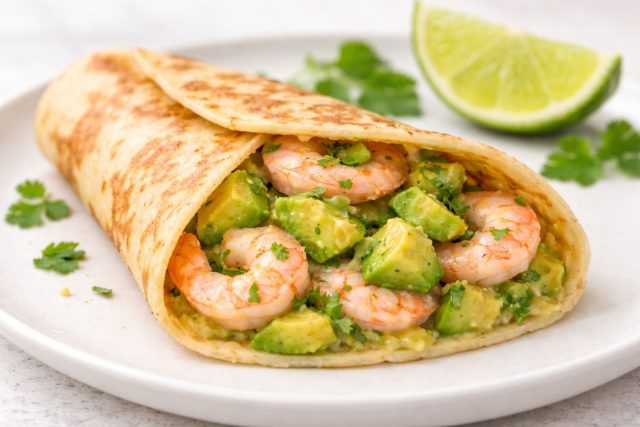 Легкая, маслянистая текстура авокадо отлично сочетается с упругим мясом креветок. Сок лайма здесь обязателен: он «собирает» вкус воедино, убирает излишнюю жирность и придает начинке свежее цитрусовое звучание. Легкая, маслянистая текстура авокадо отлично сочетается с упругим мясом креветок. Сок лайма здесь обязателен: он «собирает» вкус воедино, убирает излишнюю жирность и придает начинке свежее цитрусовое звучание.