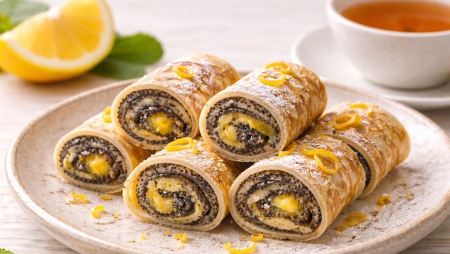 Плотная, зернистая масса мака здесь «облегчается» ярким и гладким лимонным кремом. Курд добавляет необходимую влажность и кислоту, избавляя начинку от сухости и делая вкус более свежим и летним. Плотная, зернистая масса мака здесь «облегчается» ярким и гладким лимонным кремом. Курд добавляет необходимую влажность и кислоту, избавляя начинку от сухости и делая вкус более свежим и летним.