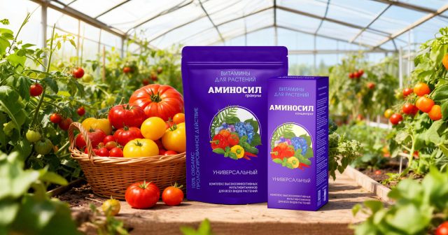 Витамины «Аминосил» подходят для подкормки рассады с самых ранних этапов: обеспечивают равномерный рост без перекосов. Гранулы работают до 2 месяцев, жидкая форма подходит для дополнительного питания перед высадкой.