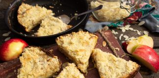 Яблочный пирог невидимый – мало теста, много начинки