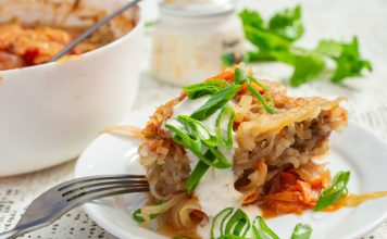 Ленивые голубцы слоями в духовке