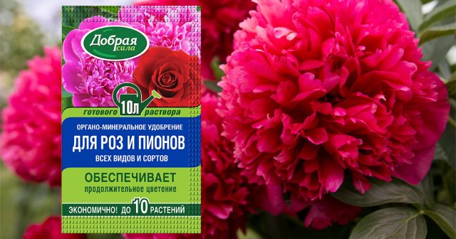 Удобрение Розы-Пионы Добрая сила с цеолитами