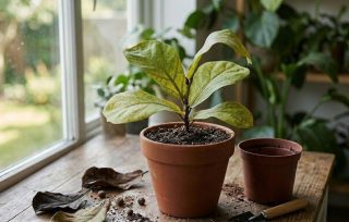 резко и массово желтеют или темнеют листья, и это не история про один-два старых нижних