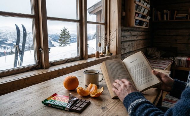 В Норвегии Пасха — это не конкретное блюдо, а атмосфера: горная дача, апельсины, шоколад и детективная книга. Простота и тишина здесь важнее любого праздничного стола.