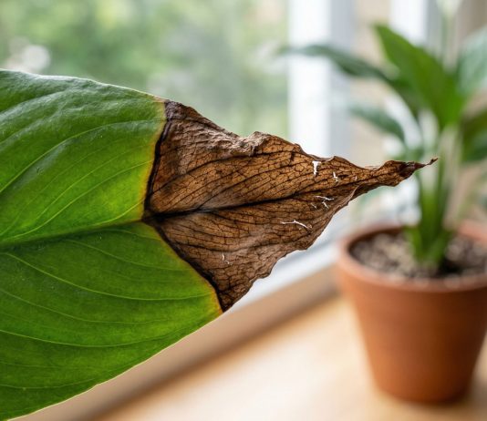 Почему весной у спатифиллума сохнут кончики листьев: 7 ошибок в уходе
