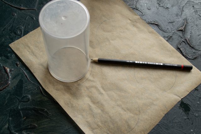 Шаблон для юмбриков Разметка кругов на пергаменте для выпечки колец