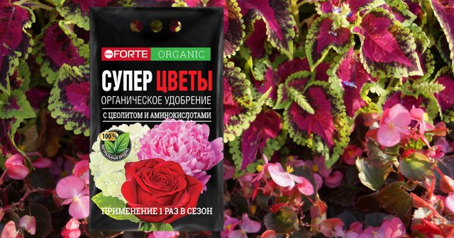 Органическое удобрение обогащенное цеолитом и аминокислотами СУПЕР ЦВЕТЫ, 2 кг Bona Forte